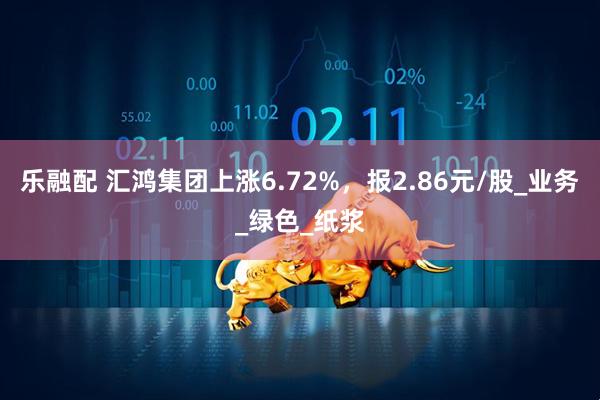 乐融配 汇鸿集团上涨6.72%，报2.86元/股_业务_绿色_纸浆
